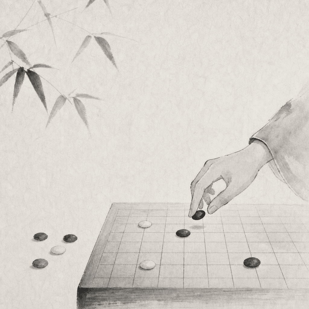 线上少年杯观赛示意：棋盘、计时与远程窗口并列呈现