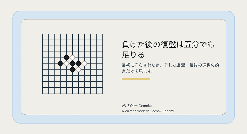 短い復盤は、一つの実行できる変更を残すためにあります。